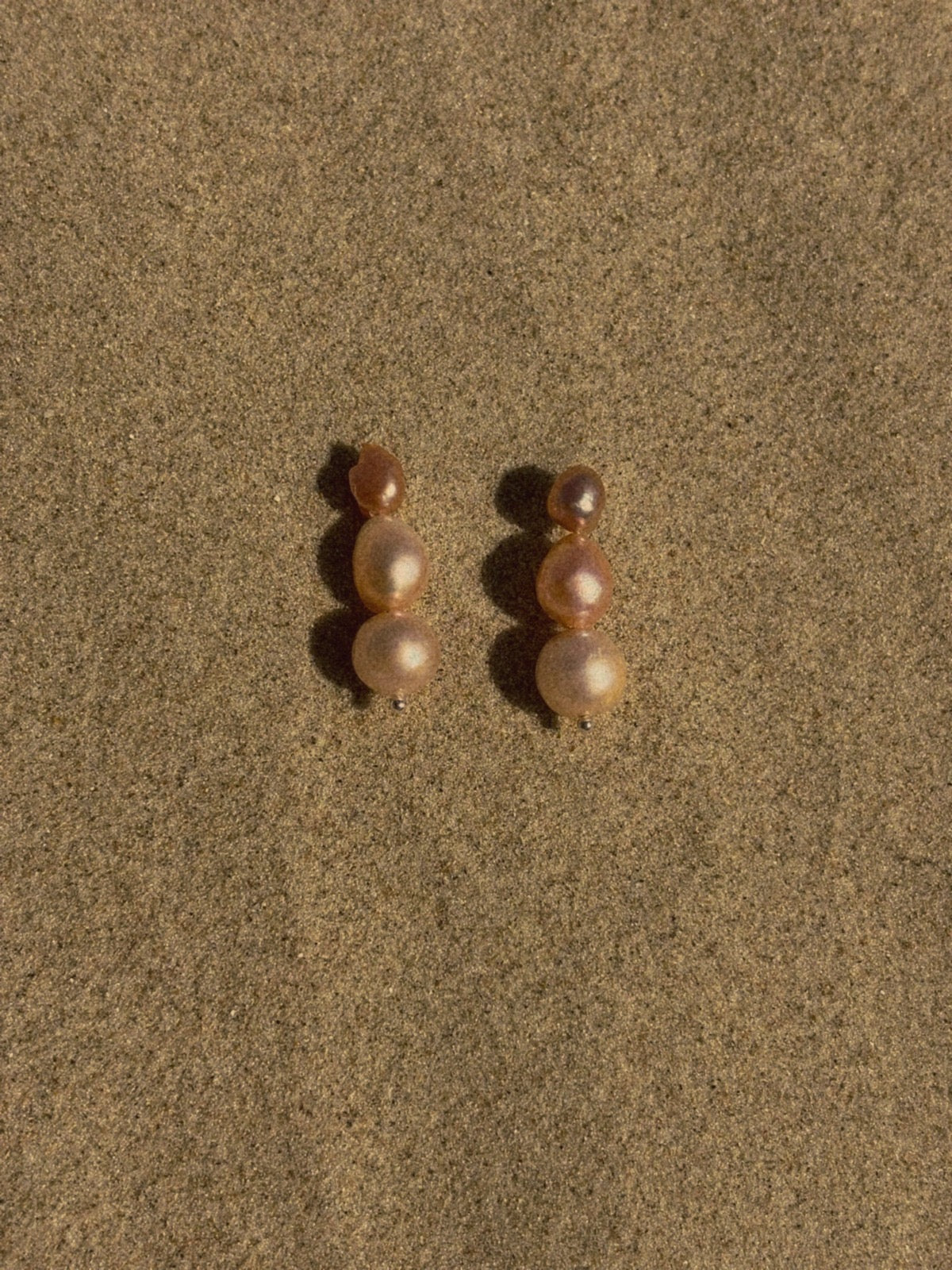 Peach Tide earrings
