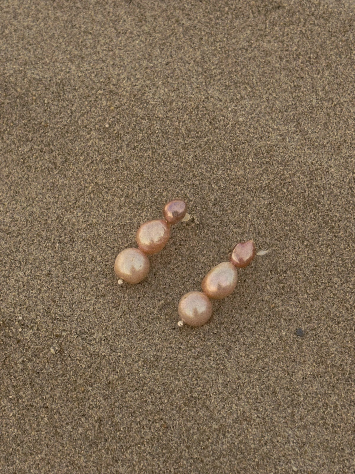 Peach Tide earrings
