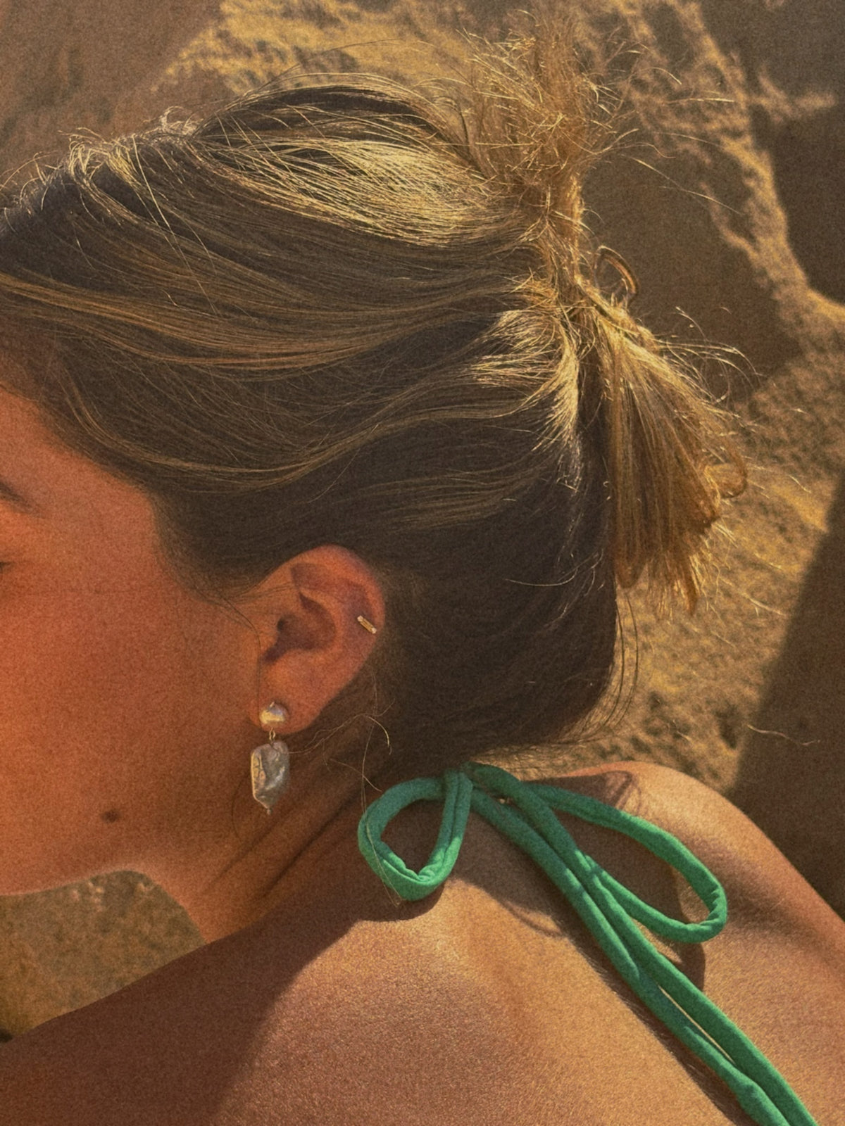 Snap earrings