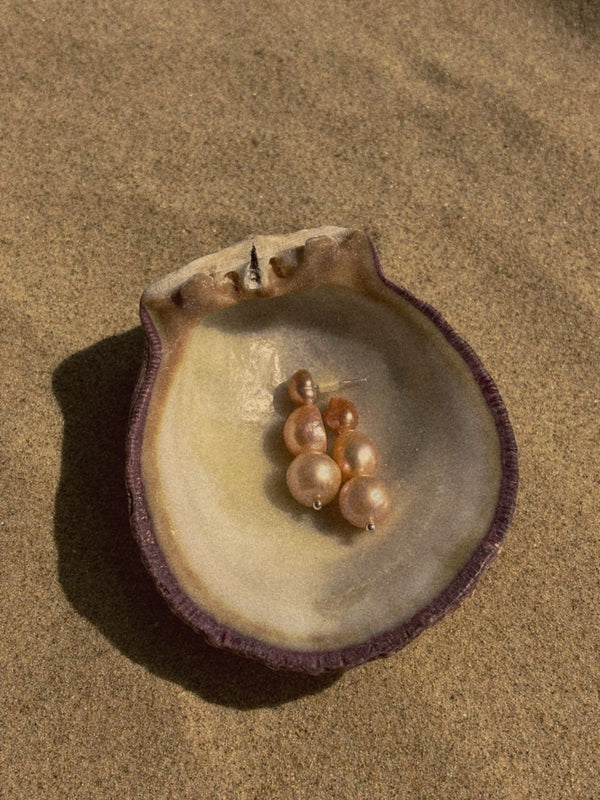 Peach Tide earrings